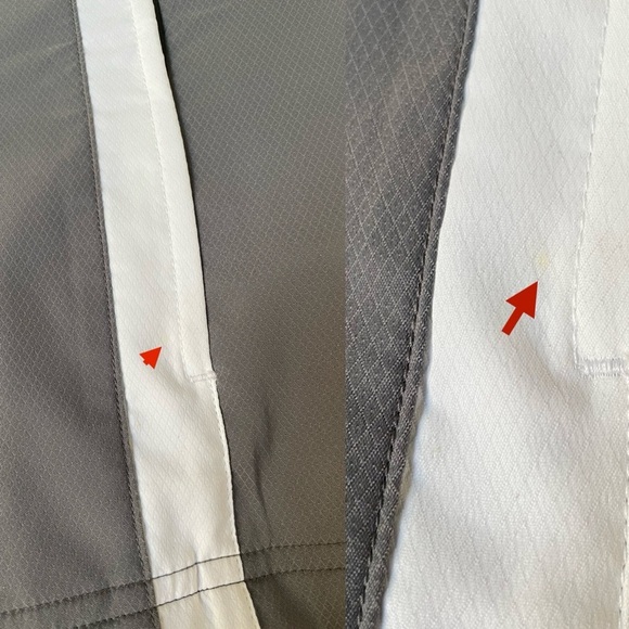 Under Armour Boston College Men’s Zip Up Gray and White Windbreaker Jacket XLT - Picture 4 of 13